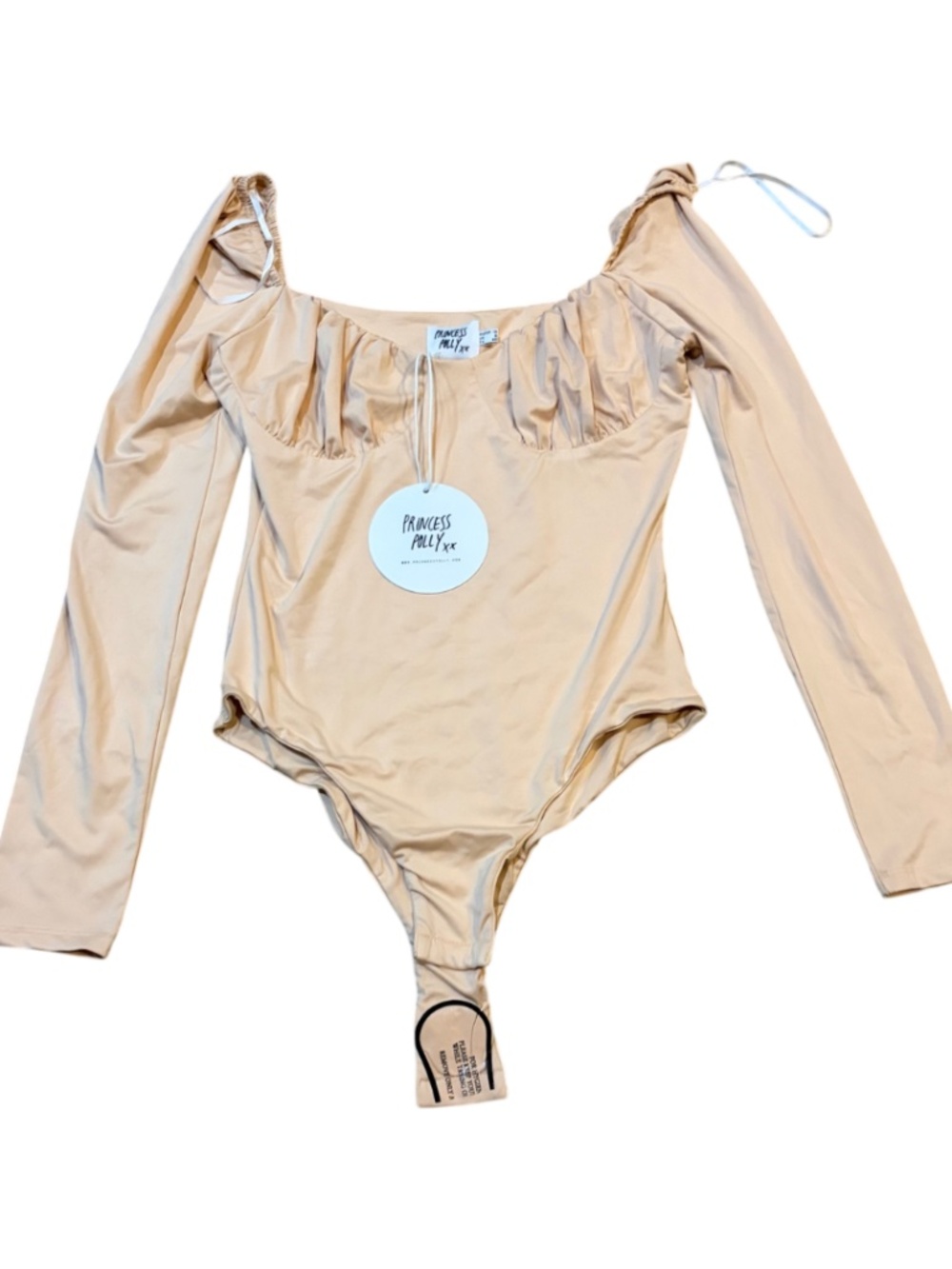 Princess Polly Mona Bustier Bust Long Sleeve Bodysuit